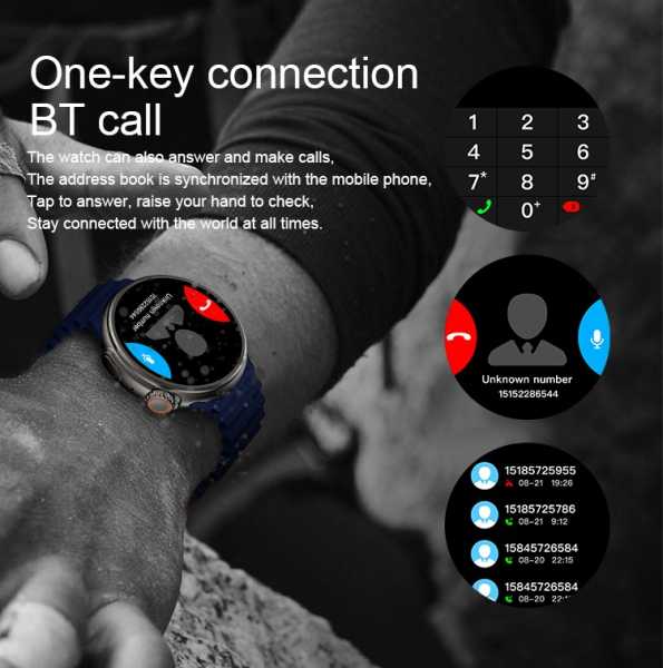 880266-3 Smartwatch - Z78 UItra - 880266 - Grey - Image 5