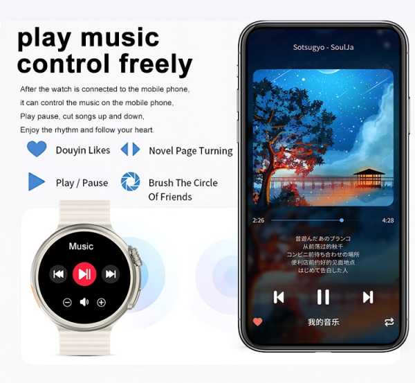 880266-5 Smartwatch - Z78 UItra - 880266 - Grey - Image 3