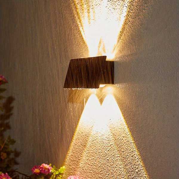 941402-1 Ηλιακό φωτιστικό τοίχου LED - Warm White - 4lamps - 941372 - Image 2