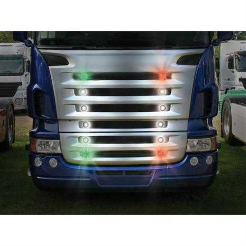 98925-A-02 Φώτα Ογκου Φορτηγού 24V 1 Led 2τεμ Πορτοκαλί S-11 - Image 5