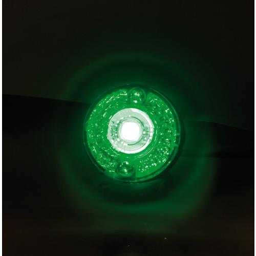 98925-A-04 Φώτα Ογκου Φορτηγού 24V 1 Led 2τεμ Πράσινα V-1 - Image 7