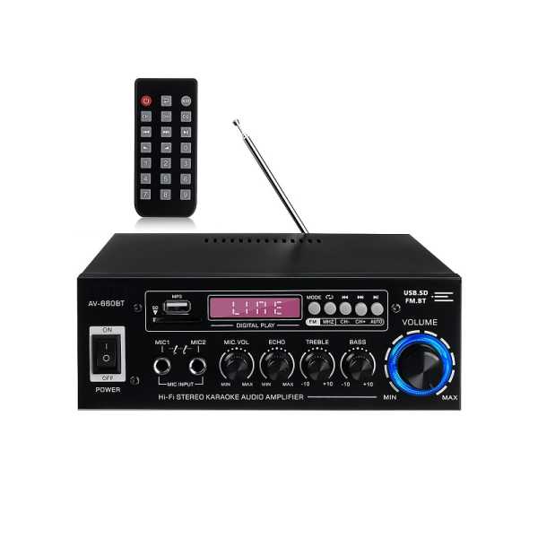 Στερεοφωνικός ραδιοενισχυτής - 660BT - 996604