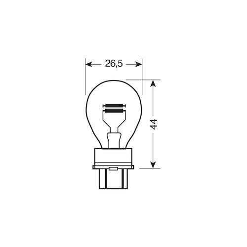 A013 P27/7W 12V 27/7W W2,5x16q STANDAR LINE ΑΛΟΓΟΝΟΥ 2ΤΕΜ. BLISTER - Image 2