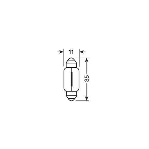 A017 C5W 24V 5W SV8,5-8 11x35mm 2ΤΕΜ. - Image 3