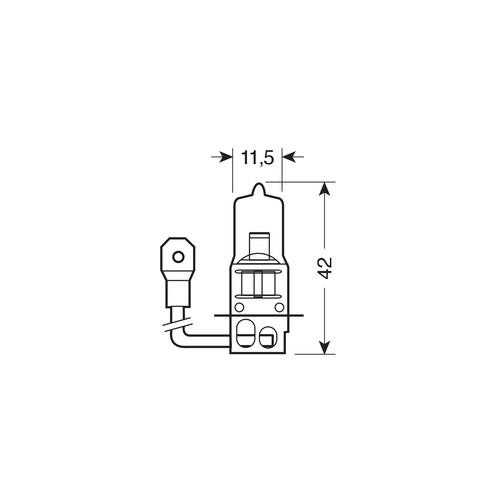 F002 H3 12V 55W PK22s XENON ULTRA 4.800K +90%  2ΤΕΜ. - Image 2