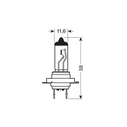 F004 H7 12V 55W PX26d XENON TOP 4.800K +120%  2ΤΕΜ. - Image 2