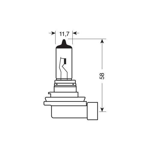F012 H11 12V 55W PGJ19-2 XENON ICE 5.000K 2ΤΕΜ. - Image 2