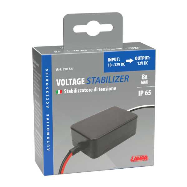 L7015.4_2 ΣΤΑΘΕΡΟΠΟΙΗΤΗΣ ΤΑΣΗΣ 10-32V DC-12 DC 8A 55x35x20mm IP65 LAMPA - 1 ΤΕΜ. - Image 2