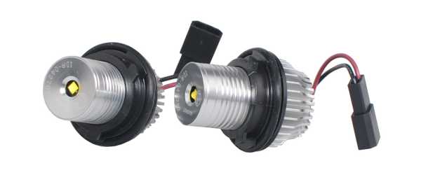 LME3910W_2 ΛΑΜΠΑΚΙΑ ΓΙΑ ANGEL BMW 12V 2x10W CREE ΛΕΥΚΟ ΦΩΣ E39/E53/E65/E66/E60/E63/E64/E87  2ΤΕΜ. M-TECH - Image 2