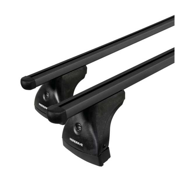 N15071_2 ΜΠΑΡΕΣ ΟΡΟΦΗΣ ΑΛΟΥΜΙΝΙΟΥ ΜΑΥΡΗ (L) 127 cm HELIO BLACK max90kg NORDRIVE - 2 TEM. - Image 2