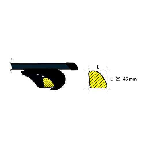N20011-D-01 KIT ΑΚΡΑ (ΠΟΔΙΑ) ΓΙΑ ΣΙΔΕΡΕΝΙΕΣ ΜΠΑΡΕΣ NORDRIVE SW ME ΚΛΕΙΔΙ - 4 TEM. - Image 2