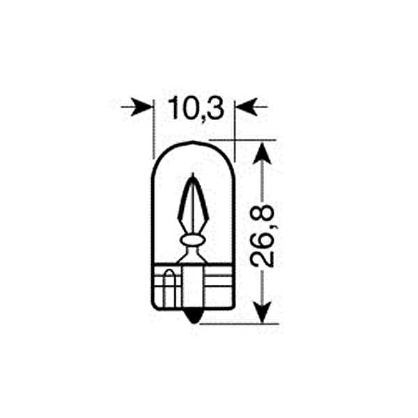 PROD_6110DET1_1 ΛΑΜΠΑ ΑΚΑΛΥΚΗ 12V/2W Τ10 - Image 2