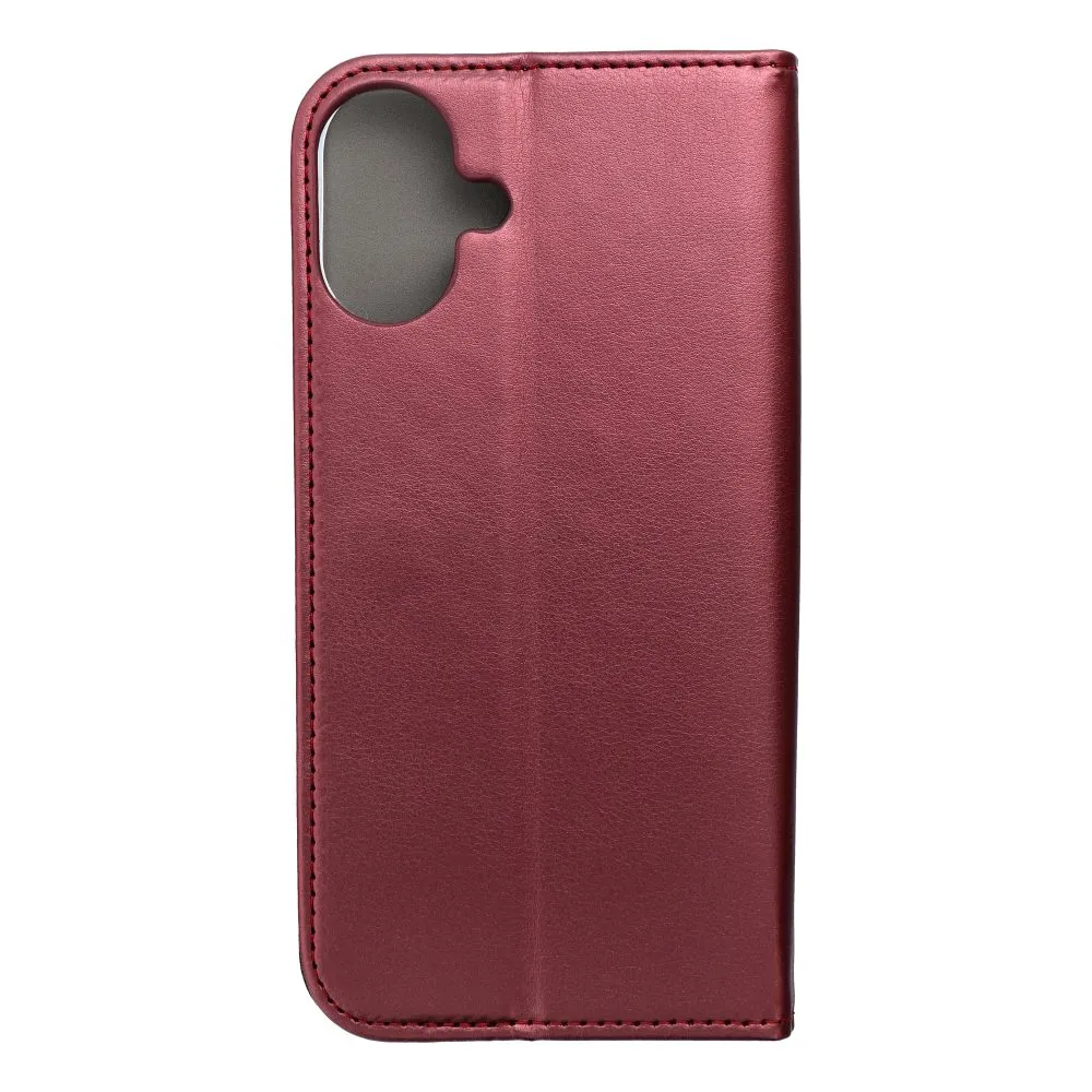 TechWave-Smart-Leather-case-for-Apple-iPhone-16-Plus-burgundy-2 TechWave Smart Leather case for Apple iPhone 16 Plus burgundy - Image 2