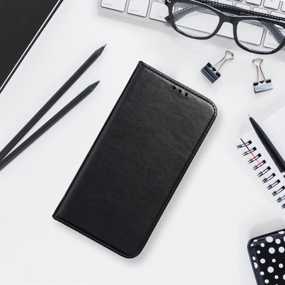 TechWave-Smart-Leather-case-for-Apple-iPhone-16e-black-2 TechWave Smart Leather case for Apple iPhone 16e black - Image 2
