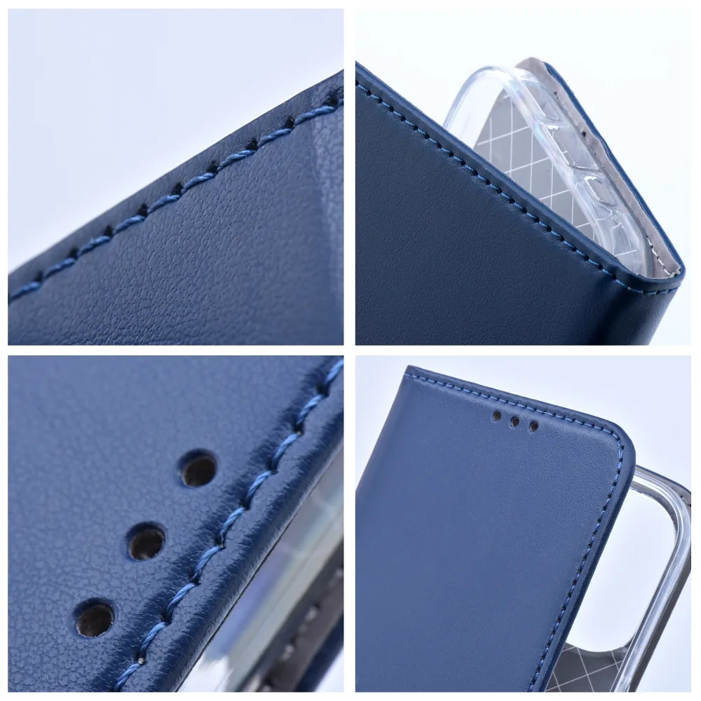 TechWave-Smart-Leather-case-for-Motorola-Moto-E14-G04-G24-navy-blue-2 TechWave Smart Leather case for Motorola Moto E14 / G04 / G24 navy blue - Image 2