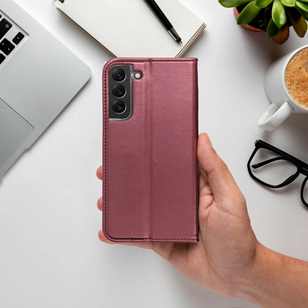 TechWave-Smart-Leather-case-for-Samsung-Galaxy-A17-burgundy-3 TechWave Smart Leather case for Samsung Galaxy A17 burgundy - Image 3