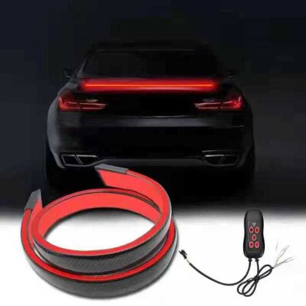 d34e6a7fe4e38ad91b0d5bcacb409a0b Ταινία LED – Car Tail Light Strip – 12V – 90cm – Red - 00550 - Image 2