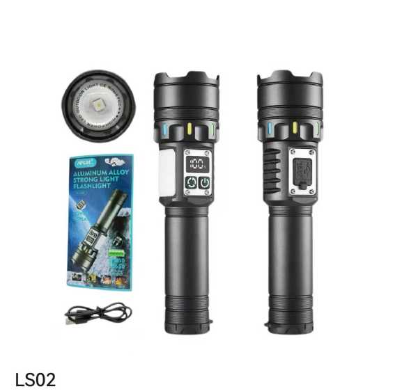 d9e7953115e1c620ec2e91be4bb2881e Επαναφορτιζόμενος φακός LED - FA-LS02-TG - 817513 - Image 2