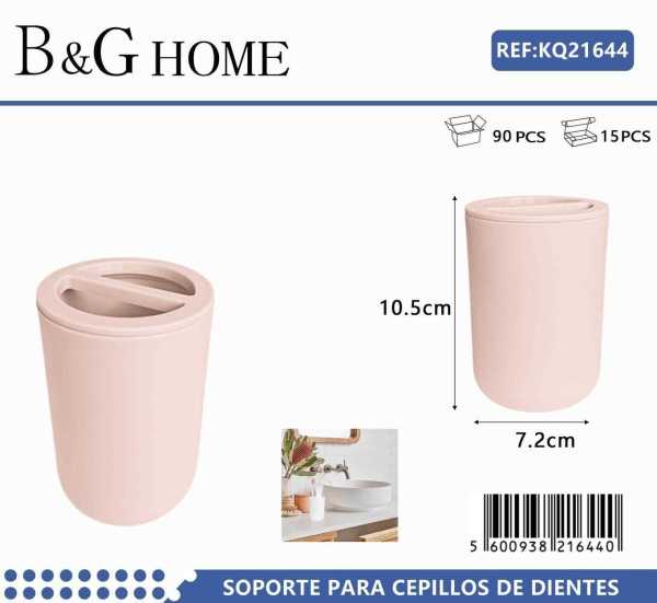 fa2c87d45c8ec2a04ef427ac3603192c Θήκες οδοντόβουρτσας πλαστικές σε σετ 5Χ - Light Pink - 21644 - Image 2