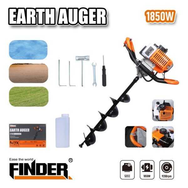 fc1f7069af99c339a9db09d8582cf806 Τριβέλα εδάφους βενζίνης - 1850W/2.5HP - 198510 - Finder - Image 2