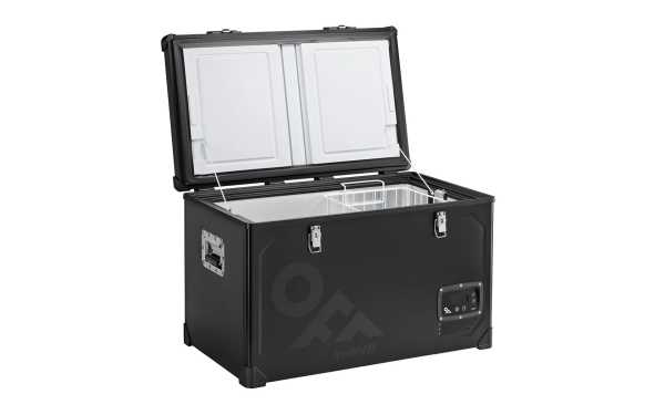 tb74steelblack-2 ΨΥΓΕΙΟ TB74 STEEL BLACK ΜΕΤΑΛΛΙΚΟ 71L 12/24V 85W 499x810x492mm INDEL B - 1 TEM. - Image 2