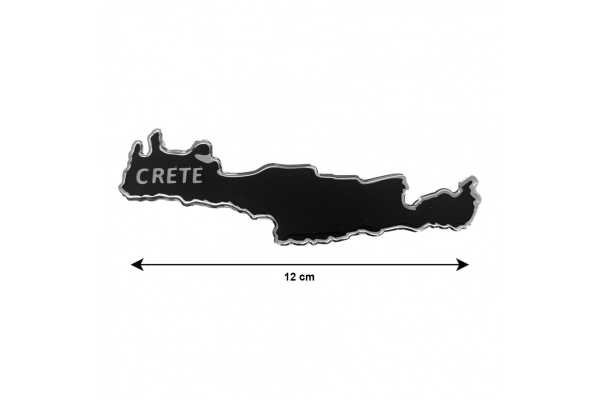 ΑΥΤΚΡΗΤΗB-2 ΚΡΗΤΗ ΑΥΤΟΚΟΛΛΗΤΟ 12 cm ΜΑΥΡΟ/ΧΡΩΜΙΟ ΜΕ ΕΠΙΚΑΛΥΨΗ ΕΠΟΞΕΙΔΙΚΗΣ ΡΥΤΙΝΗΣ (ΥΓΡΟ ΓΥΑΛΙ) - 1 ΤΕΜ. - Image 2