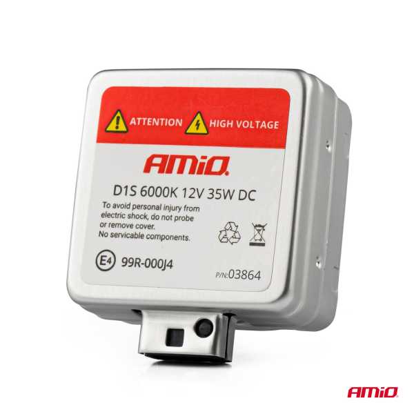 03864_AM_2 ΑΝΤΑΛΛΑΚΤΙΚΗ ΛΑΜΠΑ ΧΕΝΟΝ BASIC D1S 12V 6.000k 35W BLISTER CARD AMIO - 1 ΤΕΜ. - Image 2