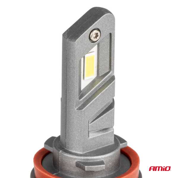03947AM_2 H8/H9/H11 12V 50W 6.000K 4200LM CSP LED CAN-BUS SERIES X5 WINGER 2ΤΕΜ. AMIO - Image 2
