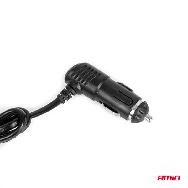 04361_AM_4 ΑΝΤΑΠΤΟΡΑΣ ΑΝΑΠΤΗΡΑ 12/24V 120W ΜΑΥΡΟΣ/3 ΘΕΣΕΙΣ/2xUSB-A+1xUSB-C ΤΑΧΕΙΑΣ ΦΟΡΤΙΣΗΣ/ΚΑΛΩΔΙΟ 70cm AMIO - 1 Τεμ. - Image 4