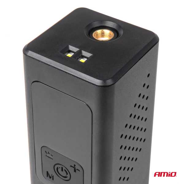 04376AM_10 ΚΟΜΠΡΕΣΕΡ ΑΕΡΑ 12V 10BAR 150PSI 20L/MIN 100W ΜΕ ΨΗΦΙΑΚΗ ΟΘΟΝΗ & ΦΑΚΟ LED AMIO 1ΤΕΜ. - Image 10