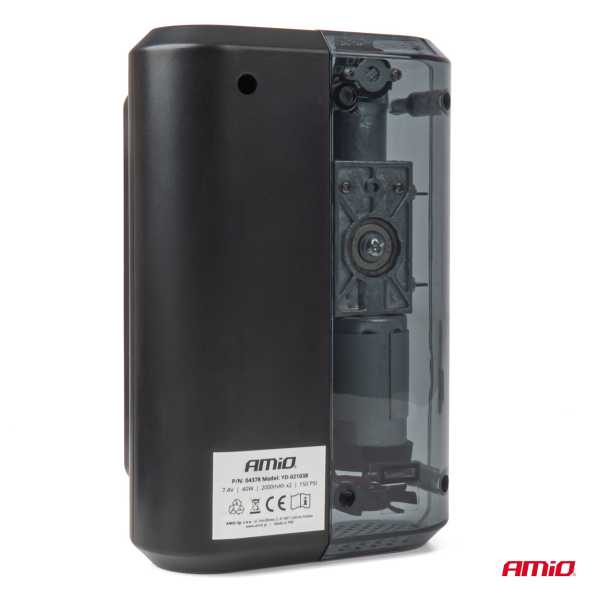 04378AM_10 ΚΟΜΠΡΕΣΕΡ ΑΕΡΑ ΕΠΑΝΑΦΟΡΤΙΖΟΜΕΝΟ 12V & USB-C 10BAR 150PSI 20L/MIN 40W AMIO 1ΤΕΜ. - Image 10