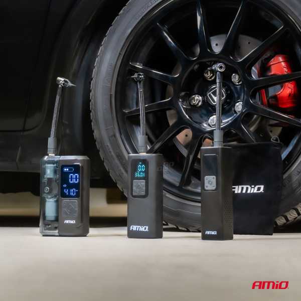 04378AM_7 ΚΟΜΠΡΕΣΕΡ ΑΕΡΑ ΕΠΑΝΑΦΟΡΤΙΖΟΜΕΝΟ 12V & USB-C 10BAR 150PSI 20L/MIN 40W AMIO 1ΤΕΜ. - Image 7