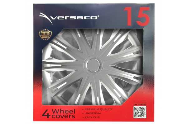 1204-0 ΤΑΣΙΑ 15" HUBCAP SPARK ΑΣΗΜΙ - - AMIO ΣΕΤ 4ΤΕΜ ΣΕ KOYTI - Image 2