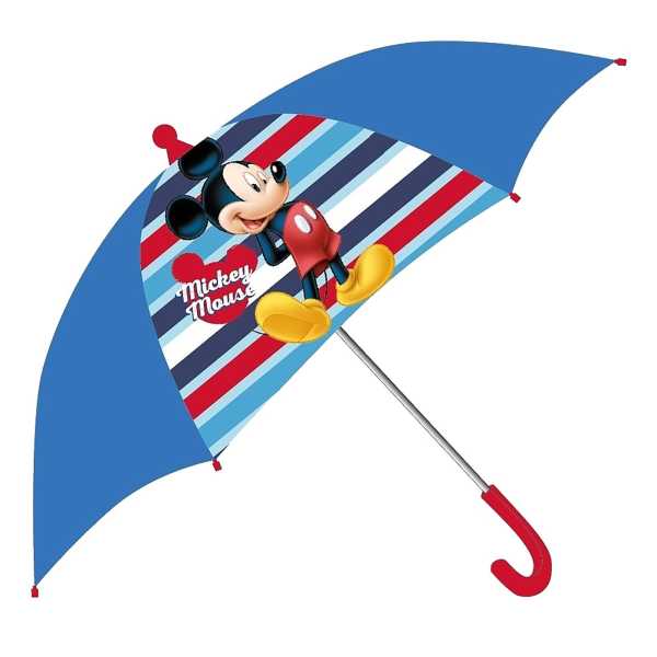20-1172_1 Ομπρέλα Mickey Μπλε-Γραμμές H60cm ø70cm Disney WD21486 - Image 2