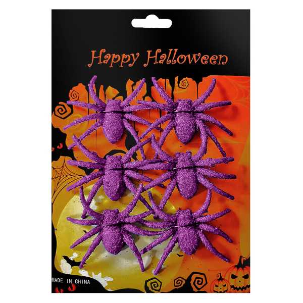 3-911_1 Αράχνες σετ=6τεμ 20x13cm Carnavalista 23931 - Image 2