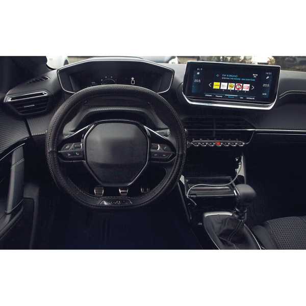 32915-A-01 PEUGEOT 2019+ ΚΑΛΥΜΜΑ ΤΙΜΟΝΙΟΥ CLUB SPORT ΜΑΥΡΟ (ΚΟΦΤΟ ΠΑΝΩ-ΚΑΤΩ) - Image 3