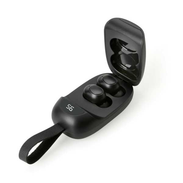 38741-S-03 ΑΚΟΥΣΤΙΚΑ ΑΣΥΡΜΑΤΑ BLUETOOTH ΜΕ ΘΗΚΗ +ΚΑΛΩΔΙΟ ΦΟΡΤΙΣΗΣ USB(ΜΟΥΣΙΚΗ/ΚΛΗΣΕΙΣ/ΜΙΚΡΟΦΩΝΟ) ΜΑΥΡΟ EKKO5.0 LAMPA - 1 TEM. - Image 3