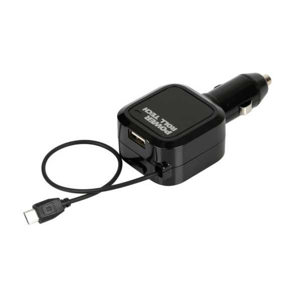 38875-S-03 ΑΝΤΑΠΤΟΡΑΣ ΑΝΑΠΤΗΡΑ 12/24V ΜΕ 1 USB ΚΑΙ ΚΑΛΩΔΙΟ ΦΟΡΤΙΣΗΣ MICRO USB 90cm 3100mA FAST CHARGER - Image 2