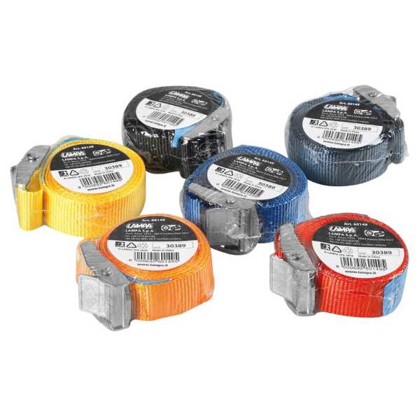 60149D-LM-9 ΙΜΑΝΤΕΣ ΔΕΣΙΜΑΤΟΣ MOTO TIE-DOWN STRAP 300 X 2,5 cm  (ΔΙΑΦΟΡΑ ΧΡΩΜΑΤΑ) - 36 ΤΕΜ. - Image 9