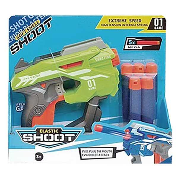 68-779_1 Όπλο με Μαλακές Σφαίρες Elastic Shoot 26x23x6cm ToyMarkt 88799 - Image 2
