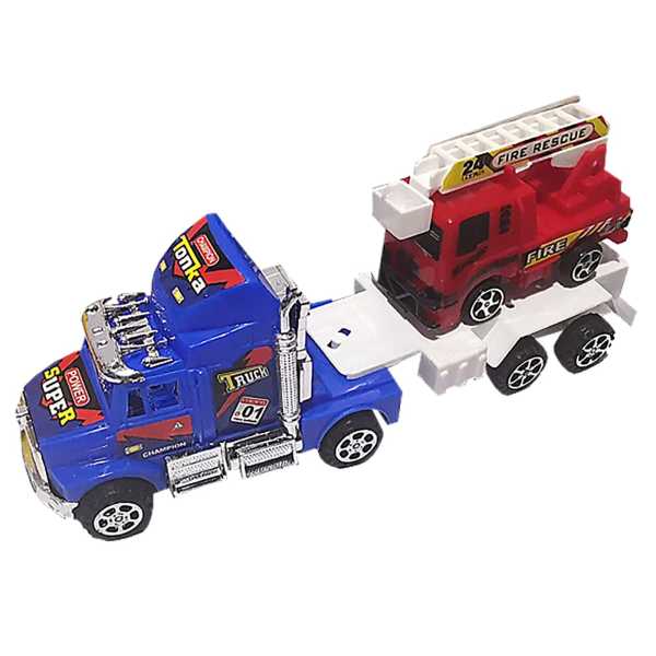 70-2080_1 Νταλίκα Friction με Όχημα Γερανό 24x10x7cm ToyMarkt 902100 - Image 2