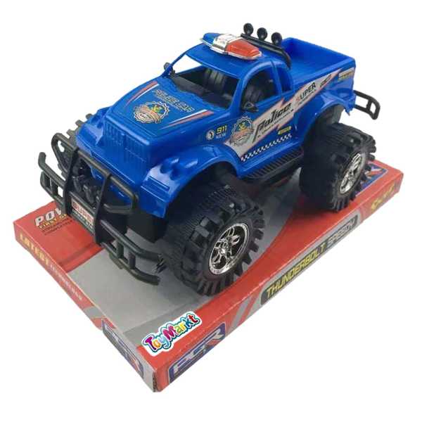 70-2143_1 Αγροτικό Τζιπ Ψηλωμένο Friction Police 20cm ToyMarkt 902163 - Image 2