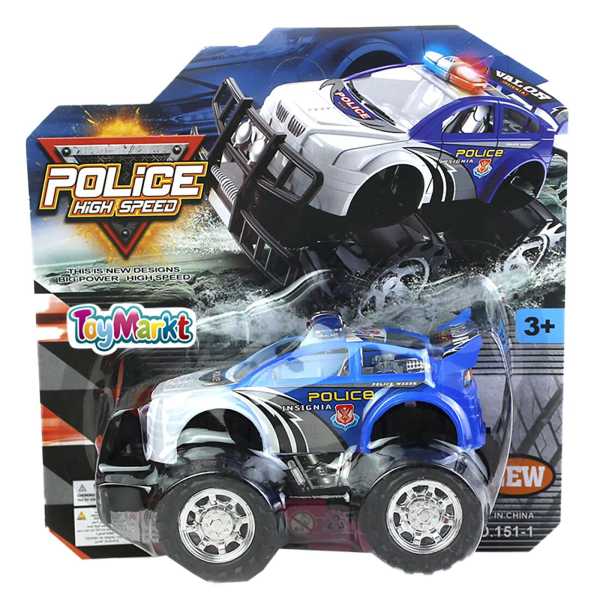 70-2167_1 Τζιπάκι Police Friction σε Καρτέλα 20x20x9cm ToyMarkt 902187 - Image 2