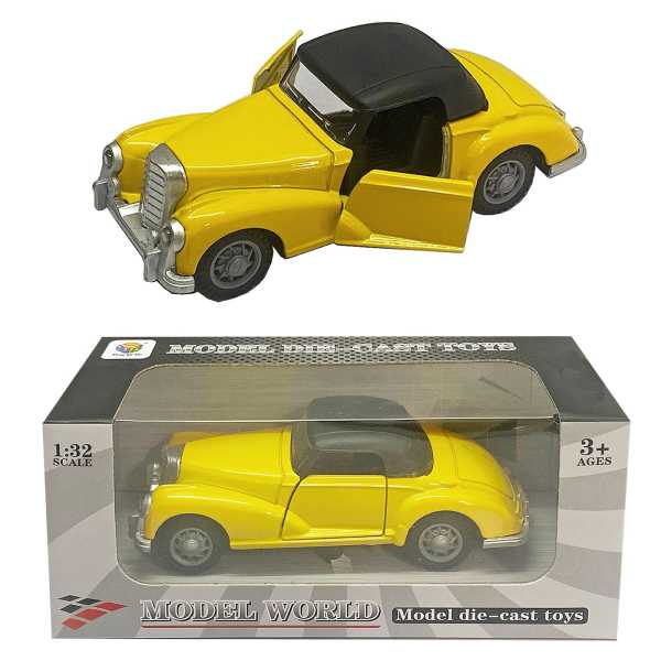 70-2281_1 Κλασική Mercedes die Cast Pull Back 1:32 16x7x6cm ToyMarkt 902301 - Image 2