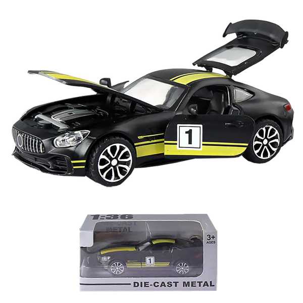 70-2301_1 Die Cast Pull Back 1:36 Mersedes Σπορ 15x7x7cm ToyMarkt 902321 - Image 2