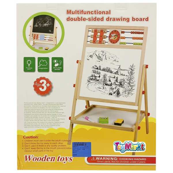 Ξύλινος Εκπαιδευτικός Πίνακας 32x29cm 37x45cm ToyMarkt 913087