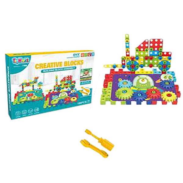 71-3208_1 Σετ Εργαλεία diy 196 τεμ Creative Blocks 34x24x7cm ToyMarkt 913228 - Image 2
