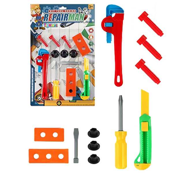 71-3392_1 Εργαλεία σε Καρτέλα Repairman 26x41x2cm ToyMarkt 913412 - Image 2