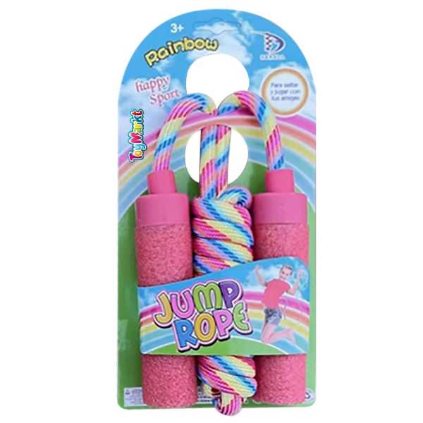 71-3404_1 Σχοινάκι Jump Rope 2m Rainbow 12x26x3cm ToyMarkt 913424 - Image 2