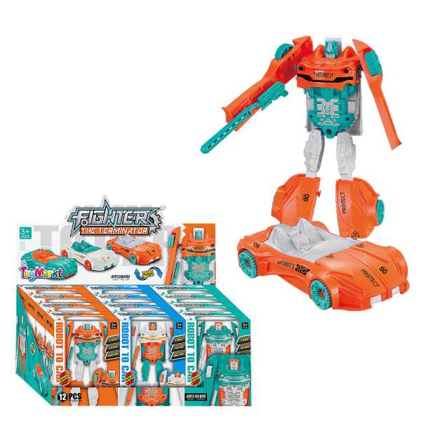 71-3495_1 Ήρωας Robot-Όχημα Fighter Κουτί 11x15x5cm ToyMarkt 913515 - Image 2